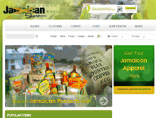 Tablet Screenshot of jamaicanstore.com